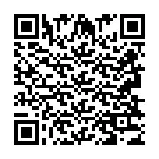 Código QR para número de telefone +2693833466