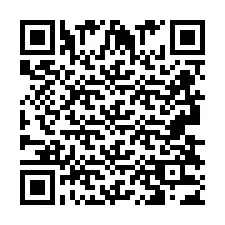 QR-code voor telefoonnummer +2693833467