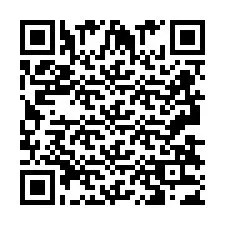 Código QR para número de teléfono +2693833471