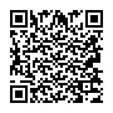 Codice QR per il numero di telefono +2693833493