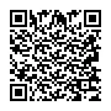 QR код за телефонен номер +2693833496