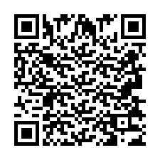 Código QR para número de teléfono +2693833497