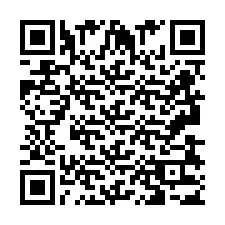 QR код за телефонен номер +2693833501