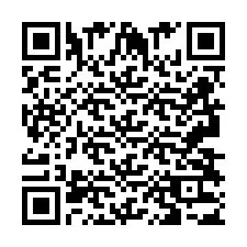 Código QR para número de telefone +2693833539