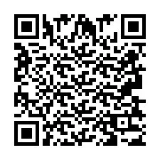 QR-koodi puhelinnumerolle +2693833543