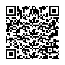 QR-koodi puhelinnumerolle +2693833550