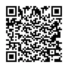 Codice QR per il numero di telefono +2693833617