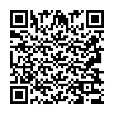 Kod QR dla numeru telefonu +2693833629