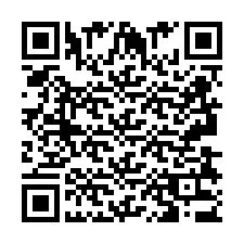 Codice QR per il numero di telefono +2693833644