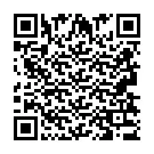 QR код за телефонен номер +2693833657