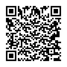 QR Code pour le numéro de téléphone +2693833663