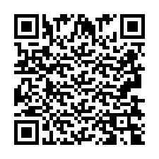 QR-koodi puhelinnumerolle +2693834845