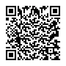 QR код за телефонен номер +2693835021