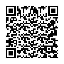 QR-koodi puhelinnumerolle +2693835108