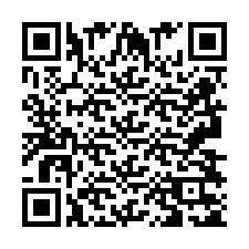 QR-code voor telefoonnummer +2693835129