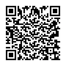 QR код за телефонен номер +2693836014