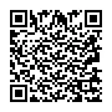 QR код за телефонен номер +2693837180