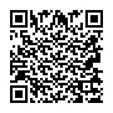 Codice QR per il numero di telefono +2693837287