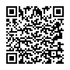 Código QR para número de teléfono +2693837400