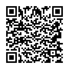 Codice QR per il numero di telefono +2693837417