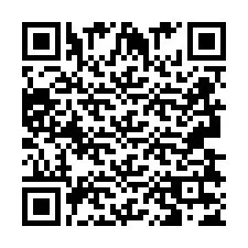 QR код за телефонен номер +2693837443