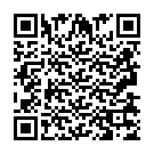 Codice QR per il numero di telefono +2693837481