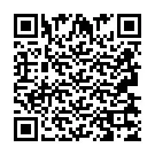 QR-code voor telefoonnummer +2693837483