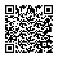 QR код за телефонен номер +2693837499