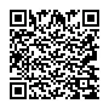 Código QR para número de telefone +2693838329