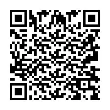 Kod QR dla numeru telefonu +2693839834