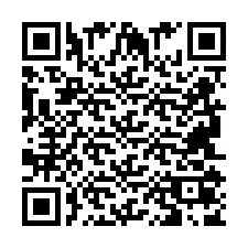 QR-код для номера телефона +2694107837