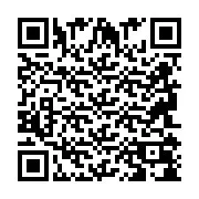 Código QR para número de teléfono +2694108021