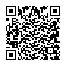 QR Code pour le numéro de téléphone +2694108161