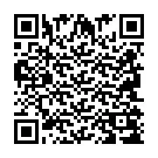 Código QR para número de teléfono +2694108368