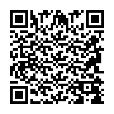 Código QR para número de telefone +2694108631