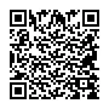 QR Code pour le numéro de téléphone +2694108637