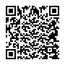 Codice QR per il numero di telefono +2694108723