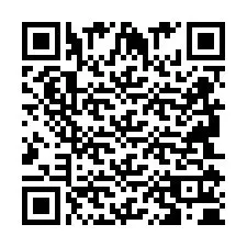 Codice QR per il numero di telefono +2694110424