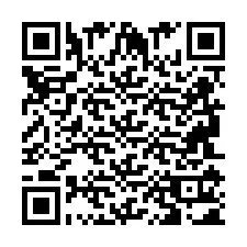 QR Code pour le numéro de téléphone +2694111015