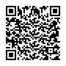 Código QR para número de telefone +2694111018