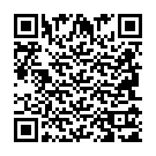 Codice QR per il numero di telefono +2694111104