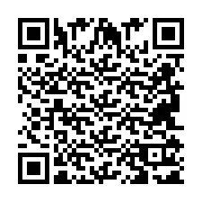 Codice QR per il numero di telefono +2694111127