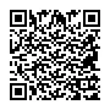 Código QR para número de teléfono +2694111147