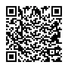 Código QR para número de teléfono +2694111187