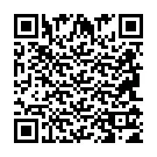 QR-code voor telefoonnummer +2694111411