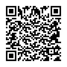 Kod QR dla numeru telefonu +2694111443