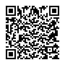 QR kód a telefonszámhoz +2694111509