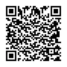 Código QR para número de teléfono +2694111514