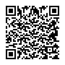 Codice QR per il numero di telefono +2694111516