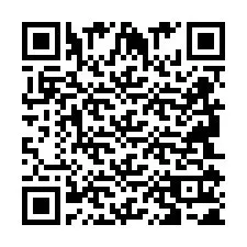 Código QR para número de teléfono +2694111524